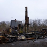 Pożar domu w Sochaczewie