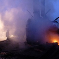 Pożar domu w Sochaczewie